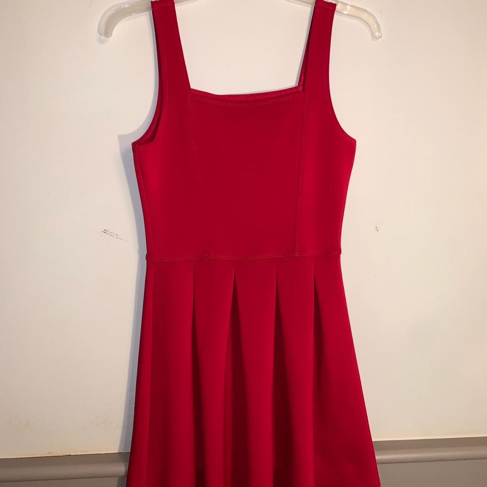 Red formal dress